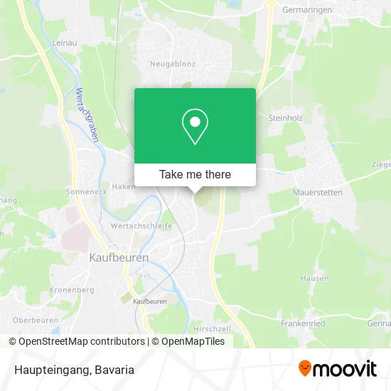 Карта Haupteingang