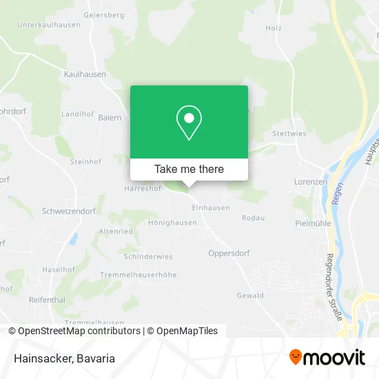 Hainsacker map