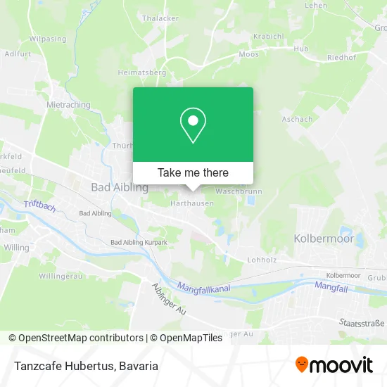 Карта Tanzcafe Hubertus