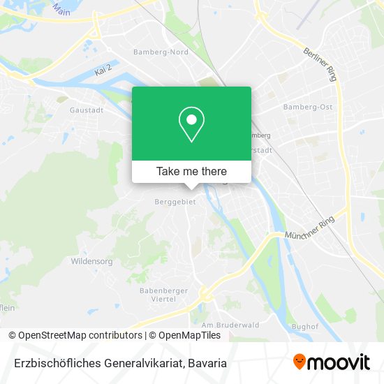 Erzbischöfliches Generalvikariat map
