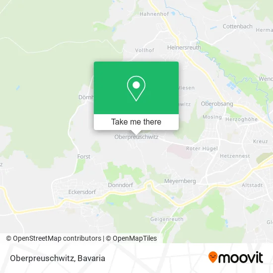 Карта Oberpreuschwitz
