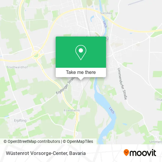 Карта Wüstenrot Vorsorge-Center