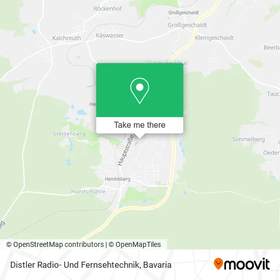 Карта Distler Radio- Und Fernsehtechnik