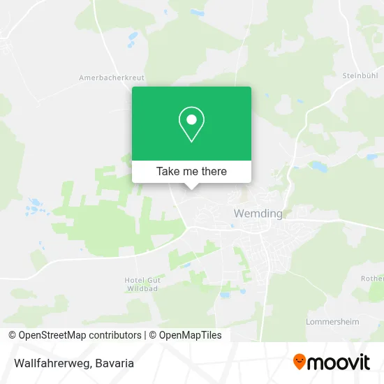 Wallfahrerweg map