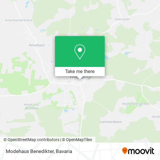 Карта Modehaus Benedikter