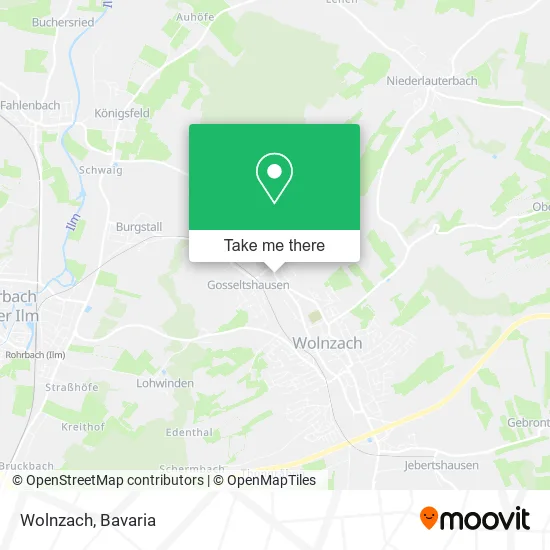 Карта Wolnzach