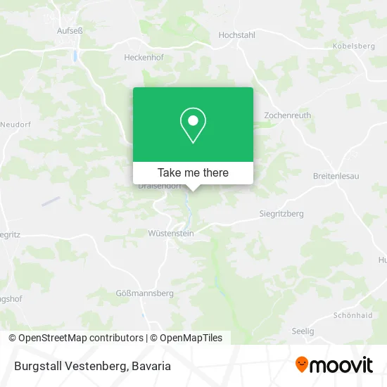 Карта Burgstall Vestenberg