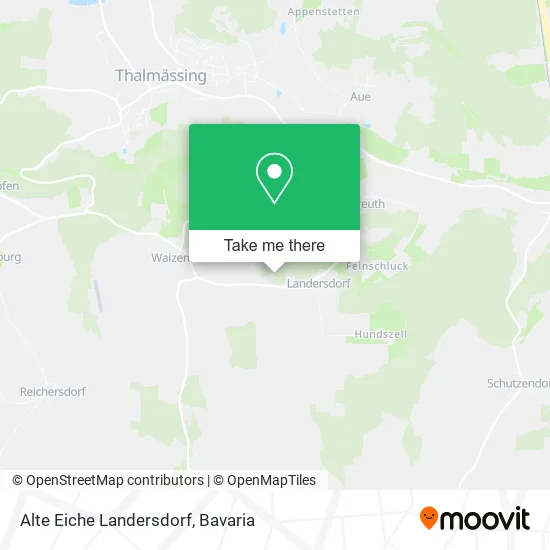 Карта Alte Eiche Landersdorf