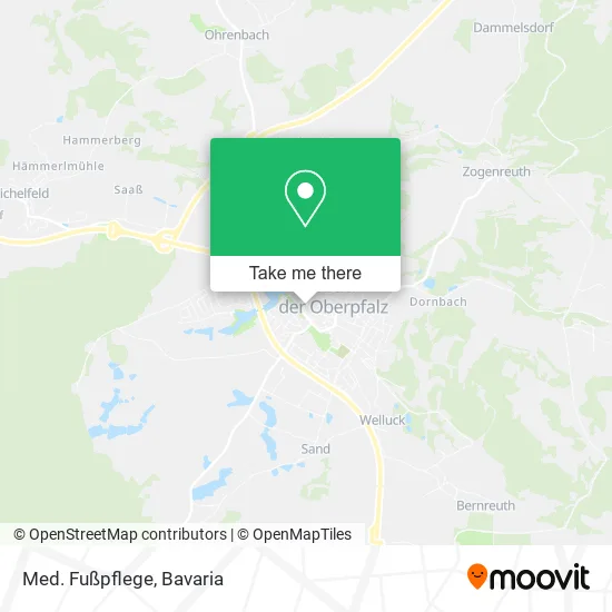 Карта Med. Fußpflege