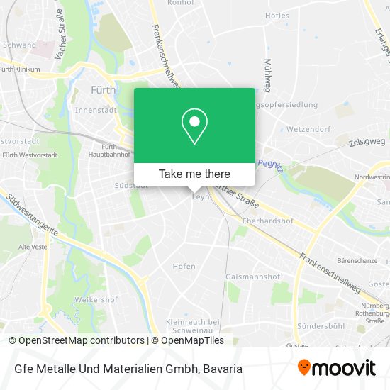 Gfe Metalle Und Materialien Gmbh map