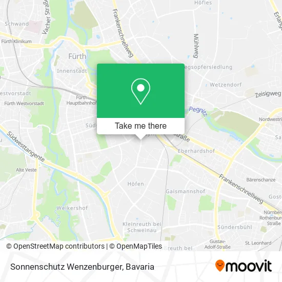 Карта Sonnenschutz Wenzenburger
