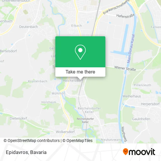 Карта Epidavros