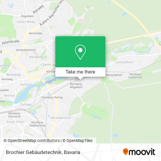 Brochier Gebäudetechnik map