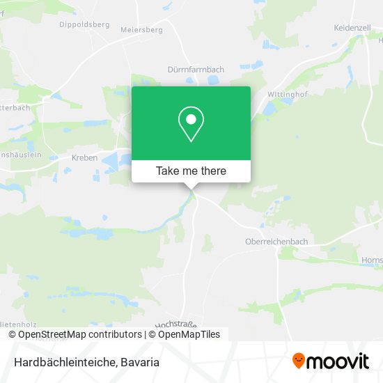 Hardbächleinteiche map