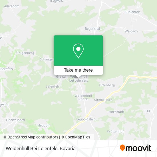 Weidenhüll Bei Leienfels map