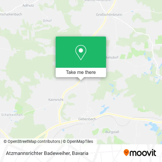 Карта Atzmannsrichter Badeweiher