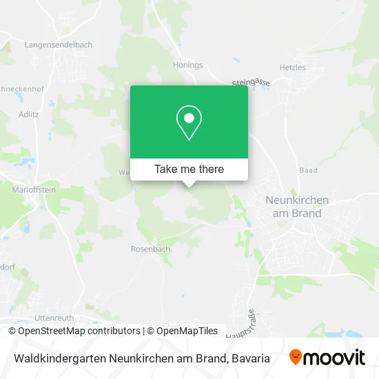 Карта Waldkindergarten Neunkirchen am Brand