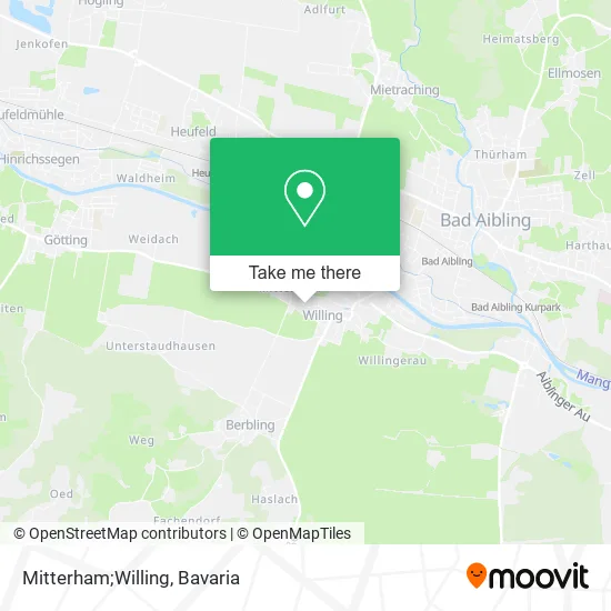 Карта Mitterham;Willing
