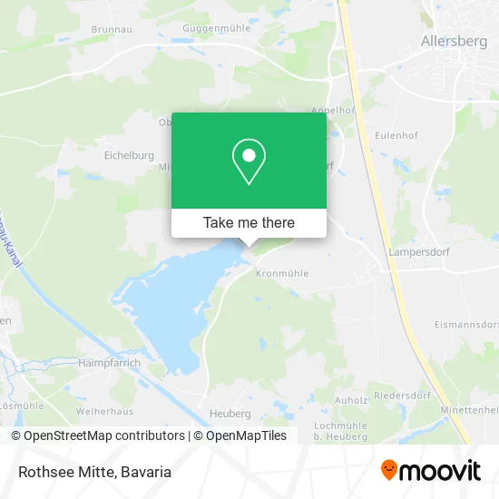 Карта Rothsee Mitte