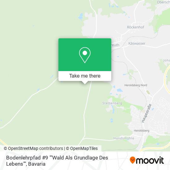 Bodenlehrpfad #9 ""Wald Als Grundlage Des Lebens"" map