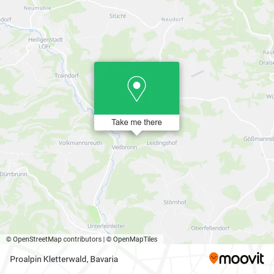 Карта Proalpin Kletterwald
