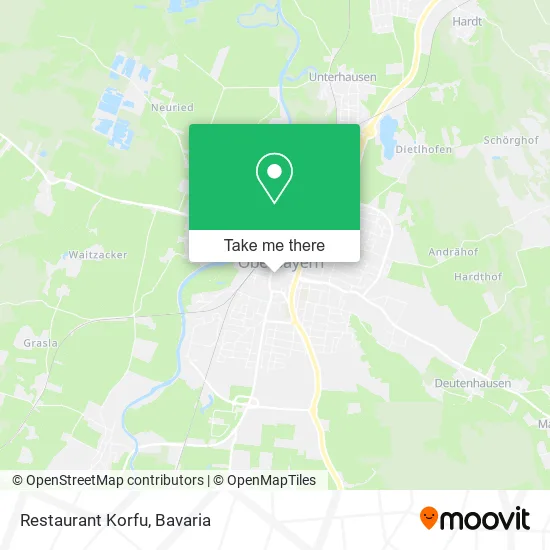 Карта Restaurant Korfu