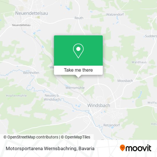 Motorsportarena Wernsbachring map