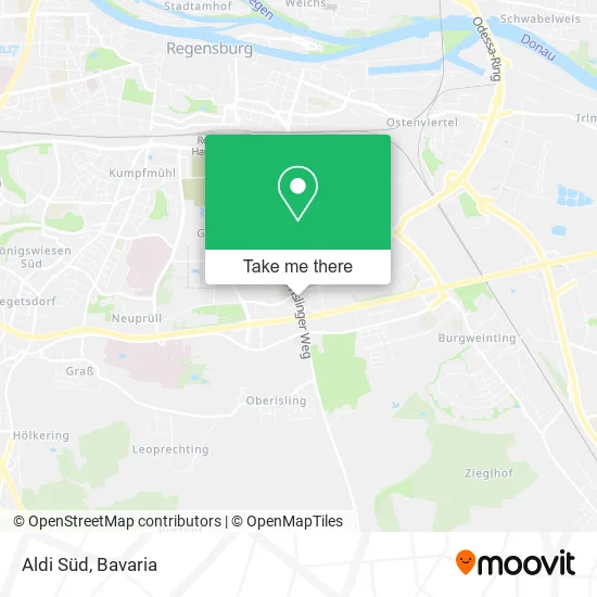 Aldi Süd map