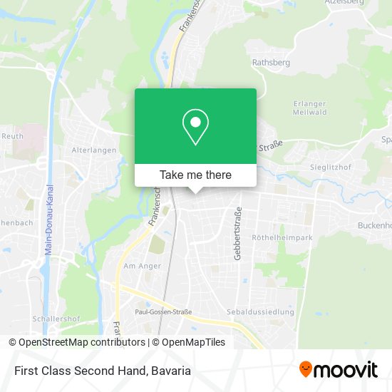 First Class Second Hand map