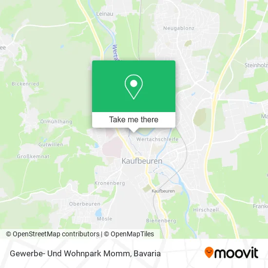 Карта Gewerbe- Und Wohnpark Momm