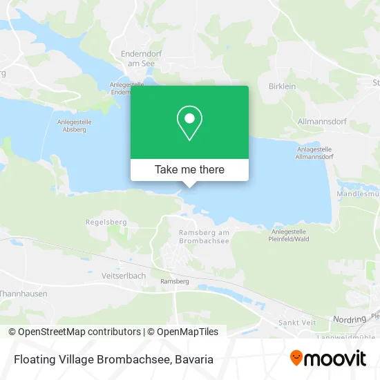 Карта Floating Village Brombachsee