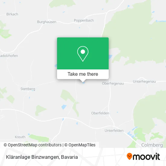 Карта Kläranlage Binzwangen