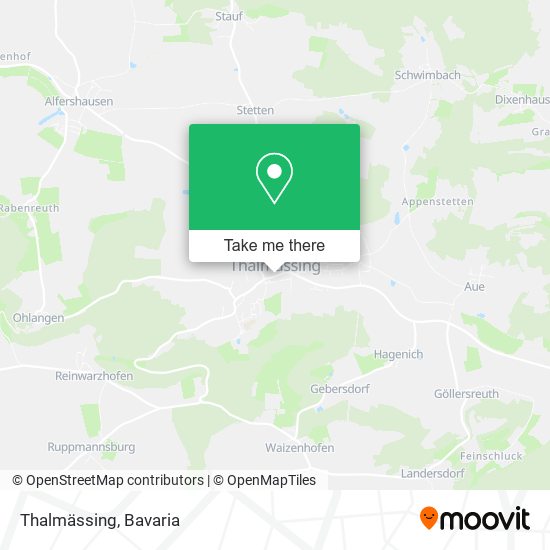 Карта Thalmässing