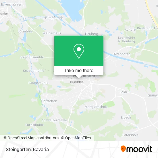 Карта Steingarten