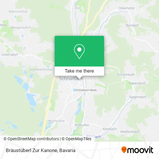 Карта Bräustüberl Zur Kanone