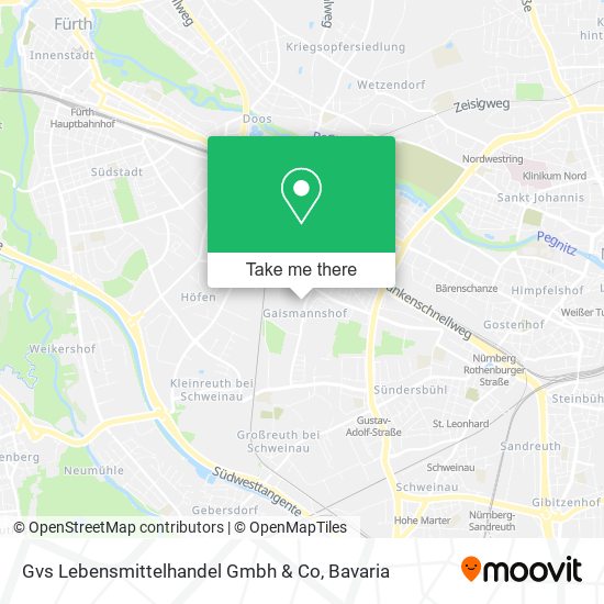 Gvs Lebensmittelhandel Gmbh & Co map