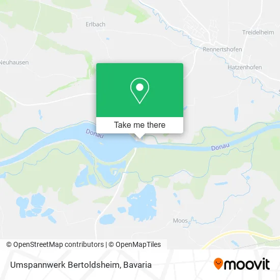 Карта Umspannwerk Bertoldsheim
