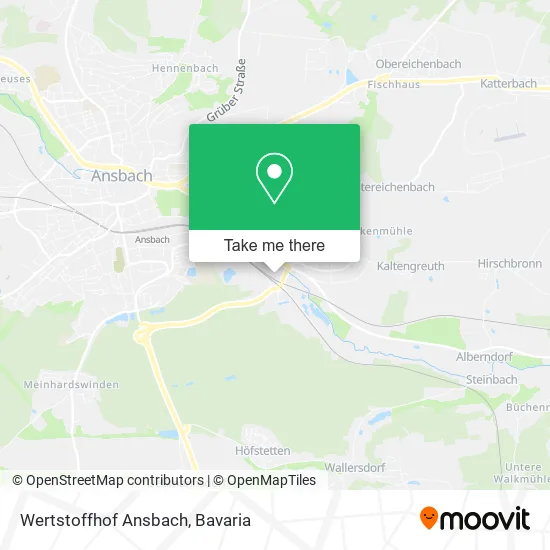 Карта Wertstoffhof Ansbach