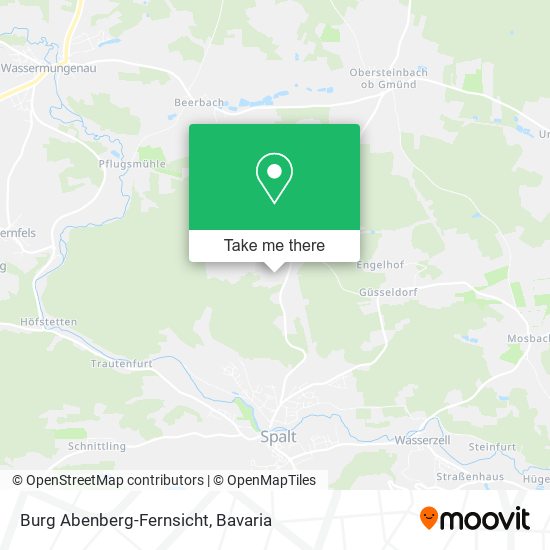 Burg Abenberg-Fernsicht map