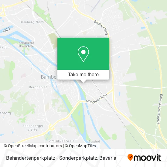 Карта Behindertenparkplatz - Sonderparkplatz