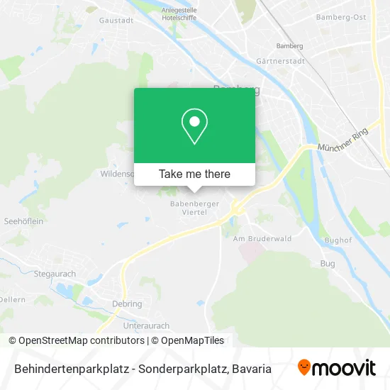 Карта Behindertenparkplatz - Sonderparkplatz