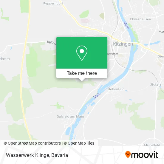Карта Wasserwerk Klinge