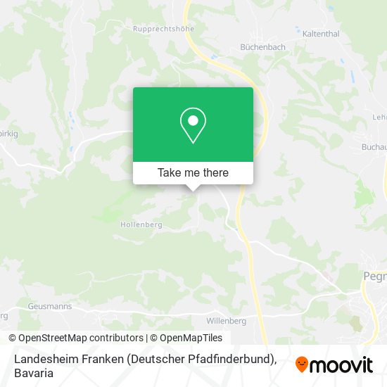 Landesheim Franken (Deutscher Pfadfinderbund) map