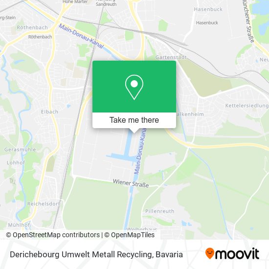 Derichebourg Umwelt Metall Recycling map