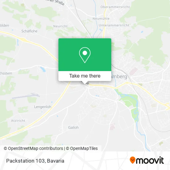 Карта Packstation 103