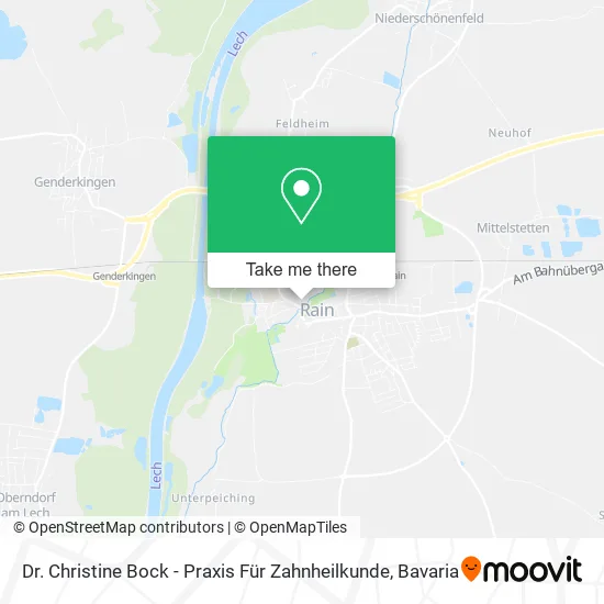 Карта Dr. Christine Bock - Praxis Für Zahnheilkunde