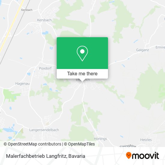 Malerfachbetrieb Langfritz map