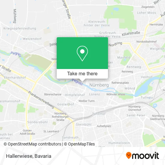 Карта Hallerwiese