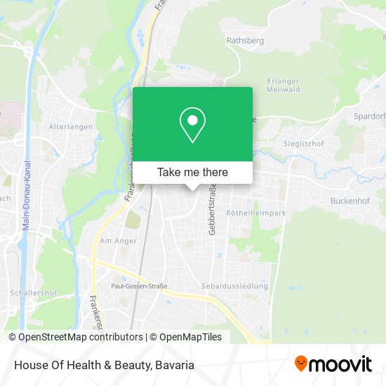 House Of Health & Beauty map