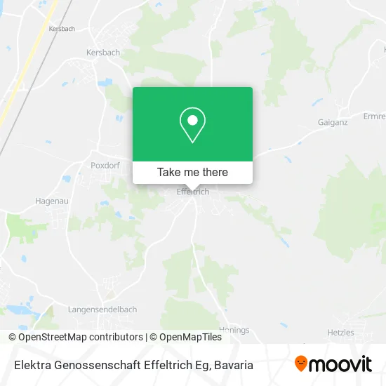 Карта Elektra Genossenschaft Effeltrich Eg